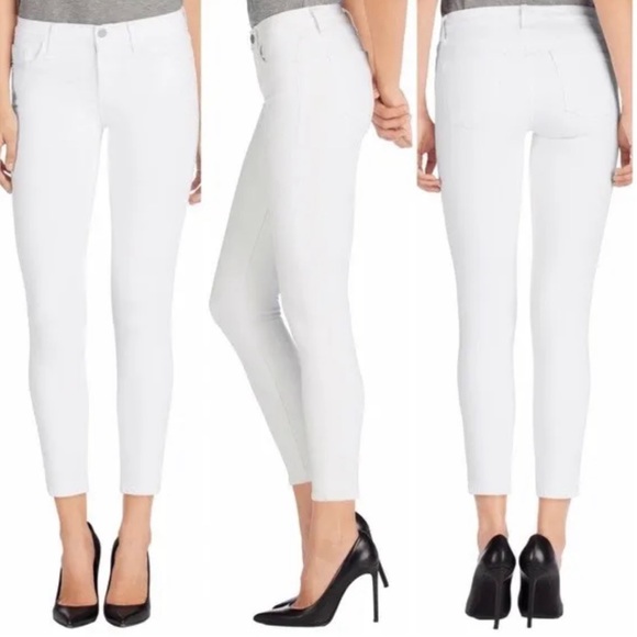 🆕 J Brand 835 Mid-Rise Capri in Blanc / Size: 25 - Picture 2 of 12